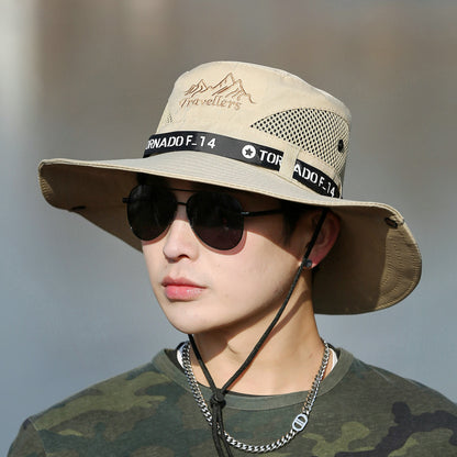 Men's Mountaineering Fishing Sunscreen Visor Hat