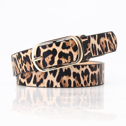 Fashion All-matching Pin Buckle Women's Belt