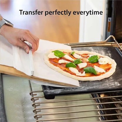 Sliding Pizza Shovel Non-Stick Cutting Board