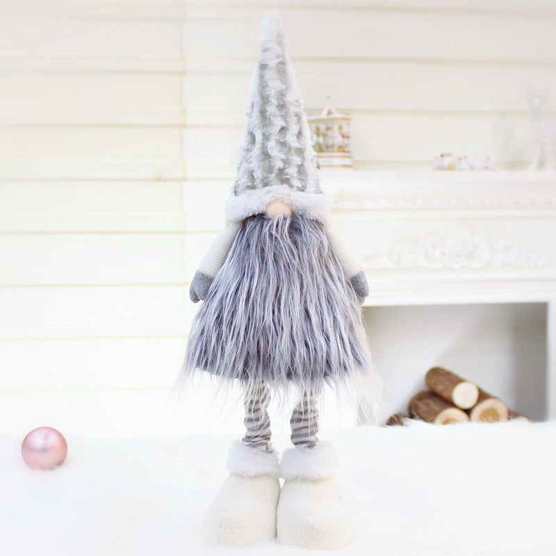 Christmas Telescopic Faceless Doll Decoration