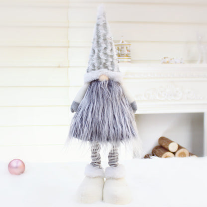 Christmas Telescopic Faceless Doll Decoration