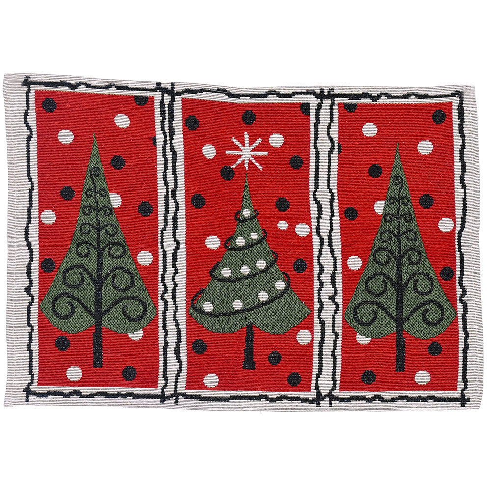 Christmas Knitted Cloth Placemats