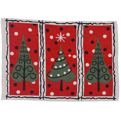 Christmas Knitted Cloth Placemats