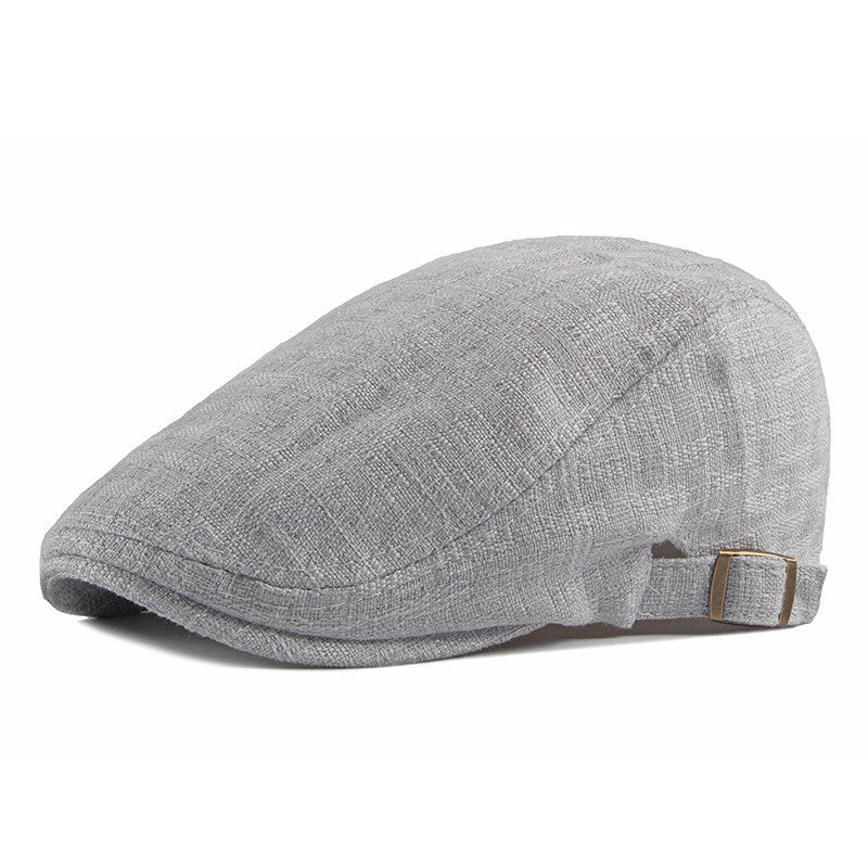 Men's British Retro Breathable Simple Light Board Hat