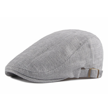 Men's British Retro Breathable Simple Light Board Hat