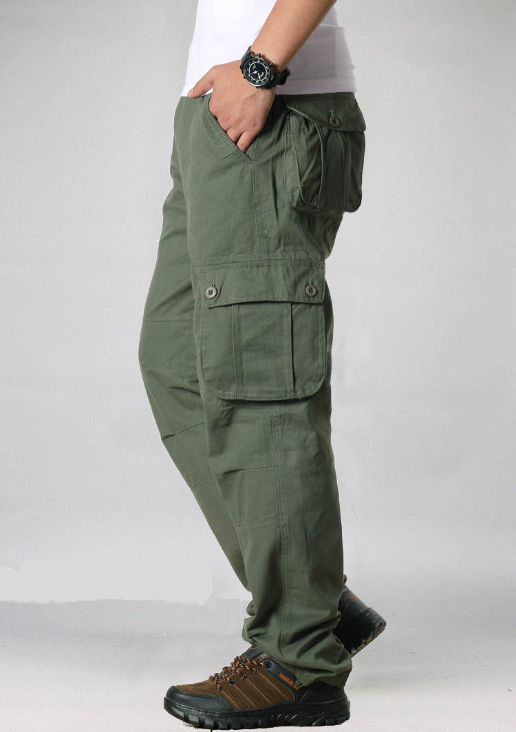 Multi-pocket Men's Loose Labor Protection Pants
