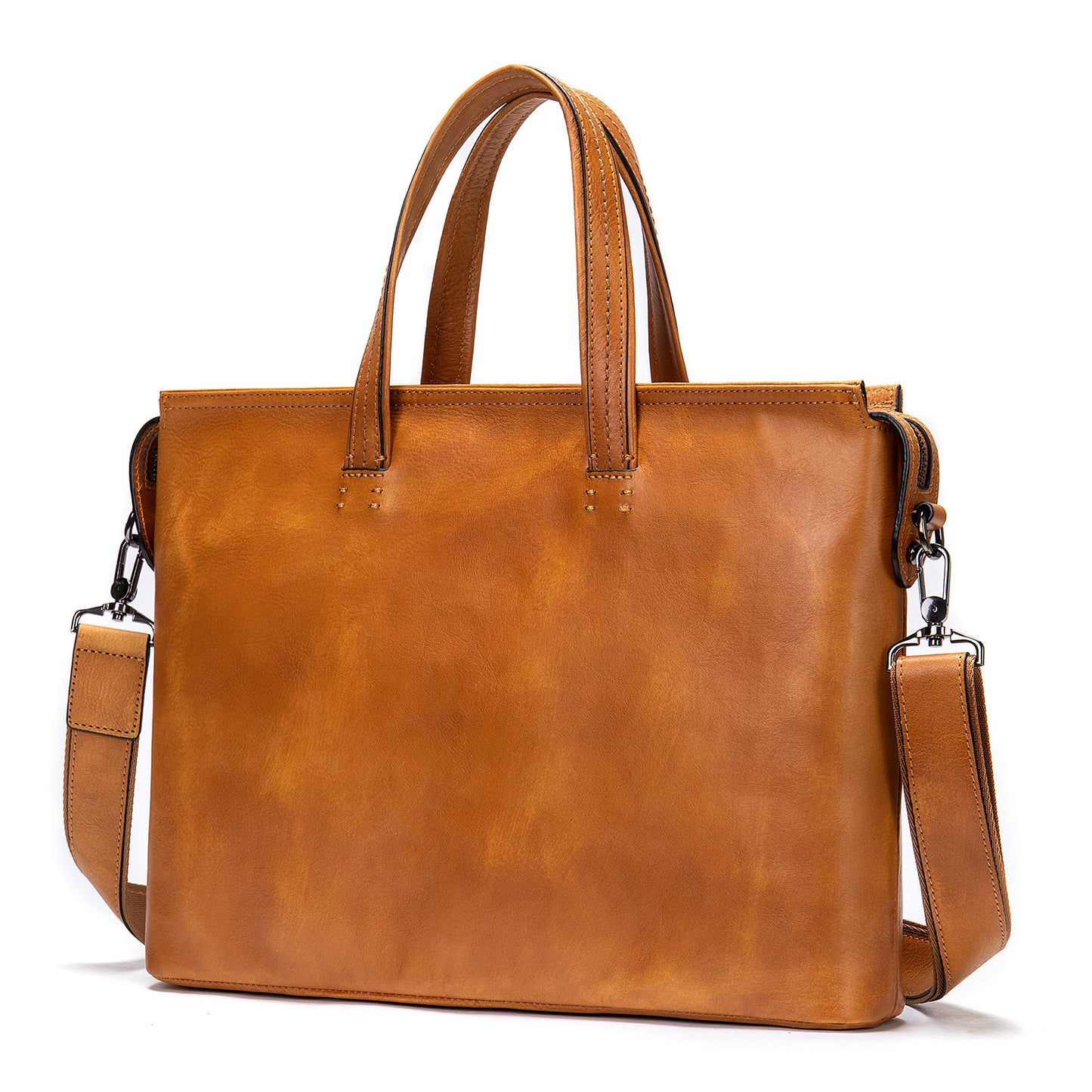 Fashionable Vintage Men's Leather Briefcase