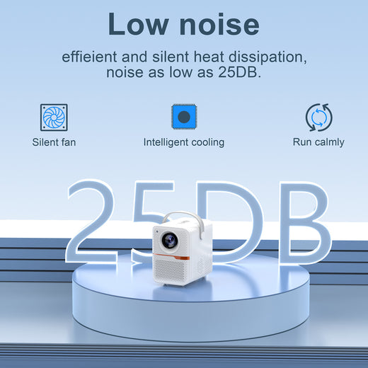 P10 2023 New Super Clear Cross-border Household Mini Portable LCD Projector Android Projector Outdoor