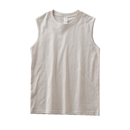 Fitness Waistcoat Solid Color Sleeveless Men’s T-shirt