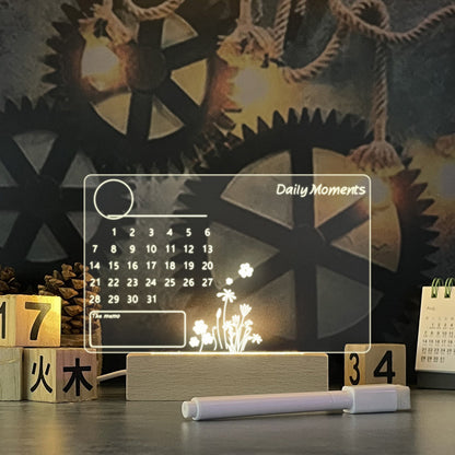 LED Note Board USB Message Board Night Light
