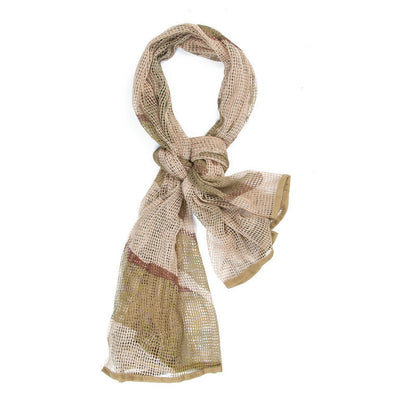 Men's Long Camouflage Outdoor Breathable Scarf