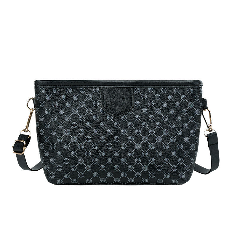 Contrast Color Crossbody Small Square Bag