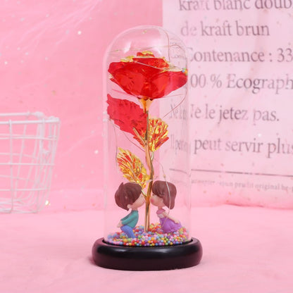 Enchanted Forever Rose LED Christmas Decor