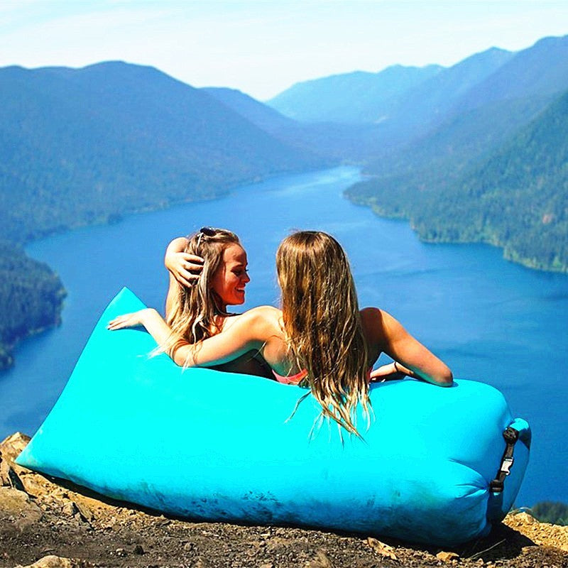 Fast Inflatable Outdoor Air Sofa - Beach & Camping Lounger