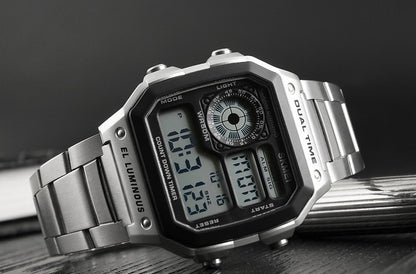 Business Steel Multi-Function Sports Watch