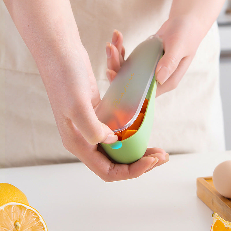 Storage Peeling Knife Potato Cucumber Peeler with Tube