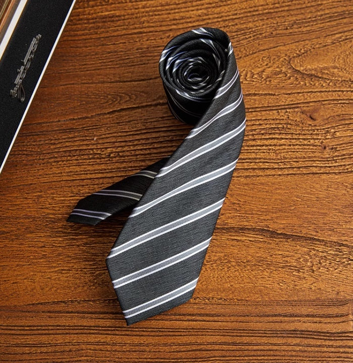 Business Formal Striped Tie Commuter Suit Shirt Accessories