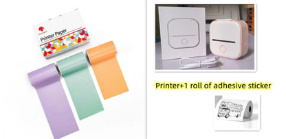 Mini Portable Thermal Label Printer - Ideal for Students and Price Tags