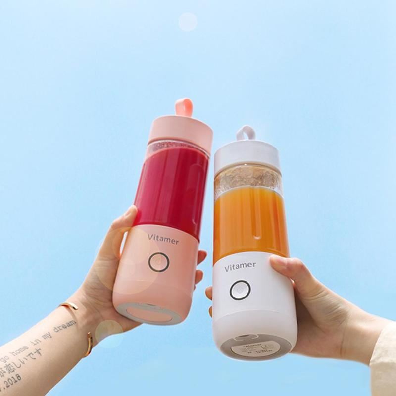 350ml Portable USB Rechargeable Blender Juicer and Mixer