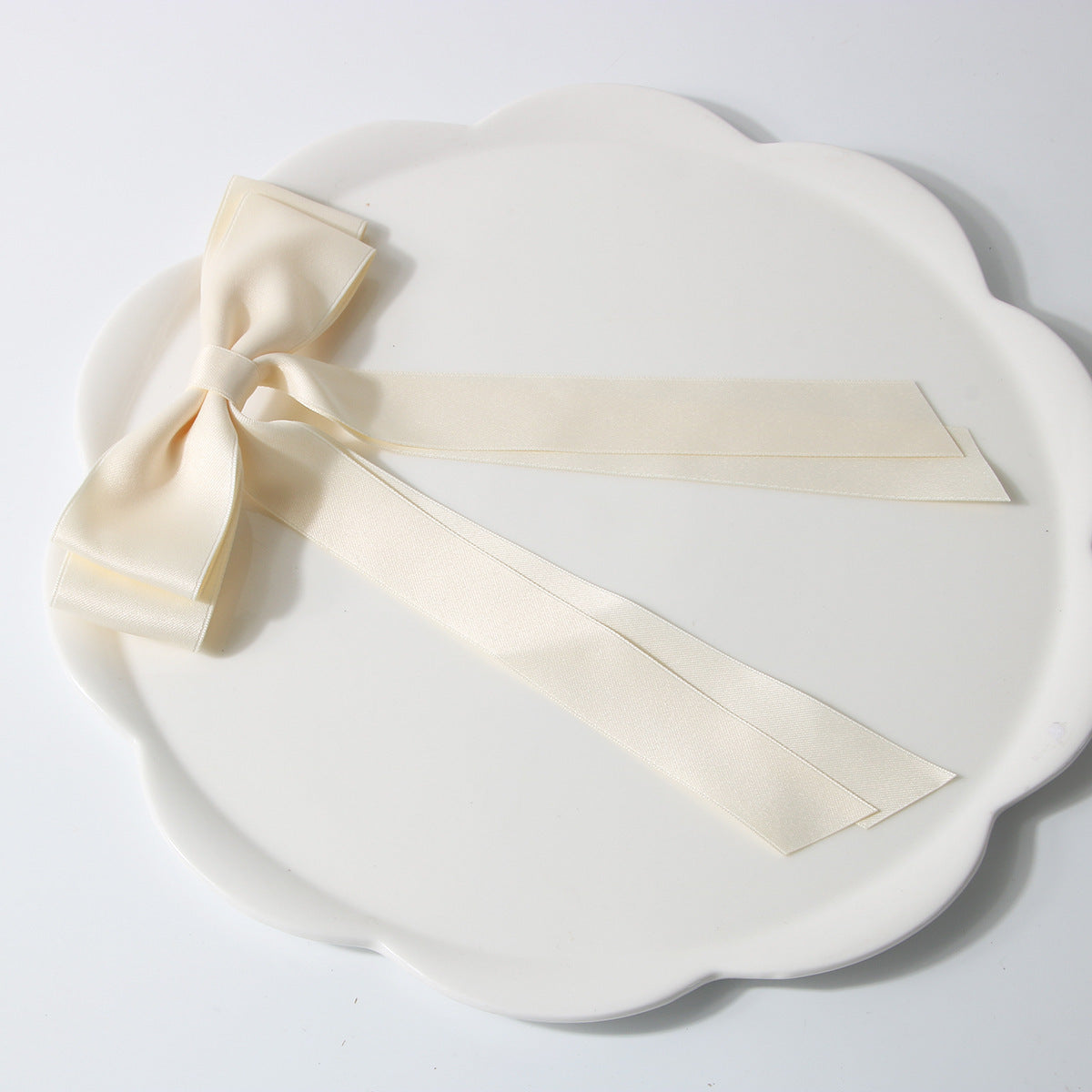 Sweet Double Ribbon Hairpin - Long Bow Clip