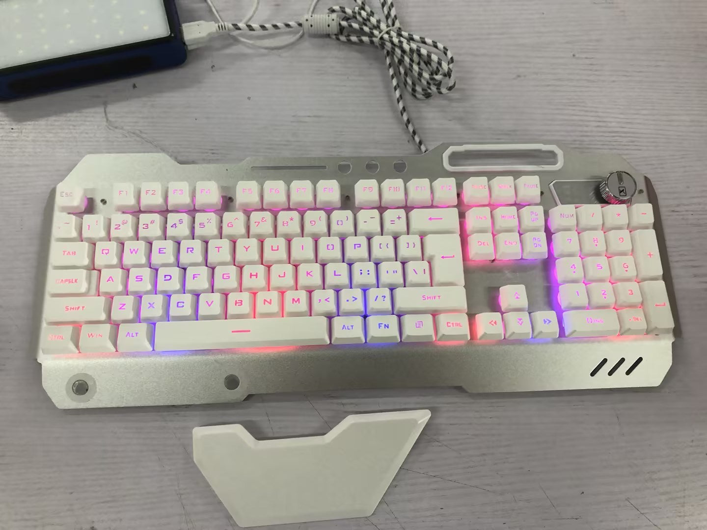 Ergonomic RGB Wired Gaming Keyboard