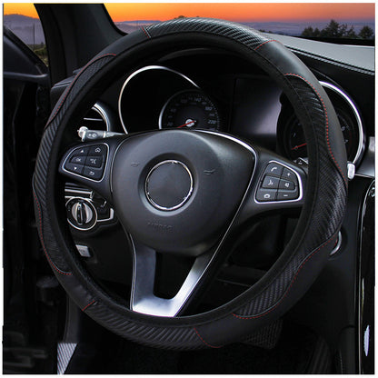 Carbon Fiber Sport Steering Wheel Cover No Inner Ring