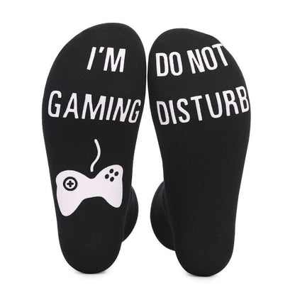 Men's Pure Cotton Letter Printing Tube Socks