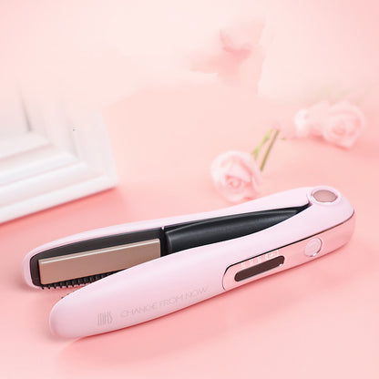 Cordless Hair Straightener Travel Straightening & Curling