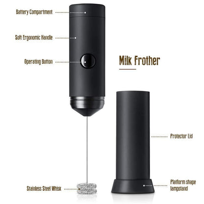 Electric Milk Frother Egg Foam Maker Kitchen Tool