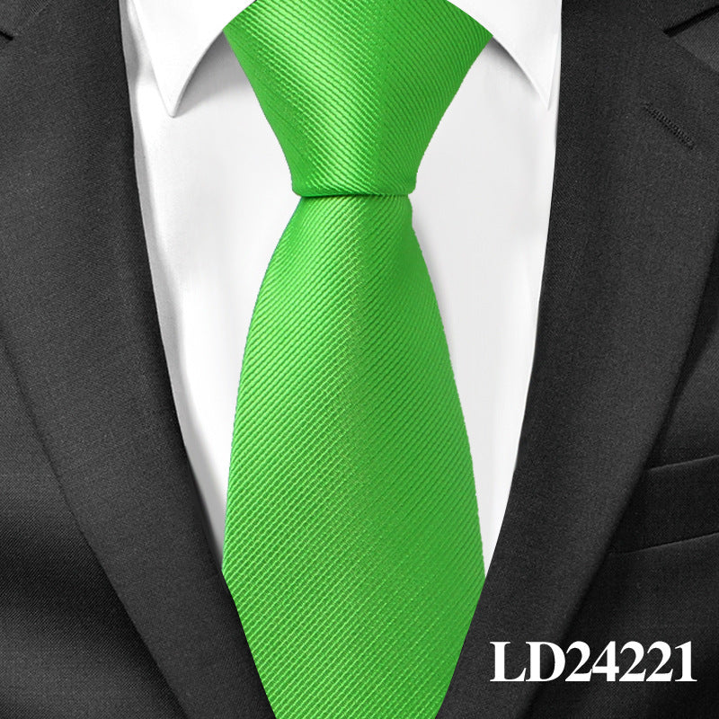 instripe Classic Polyester Tie Set, 6cm Necktie