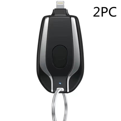 Keyring Wireless Charging Bank 1500mAh Portable Power