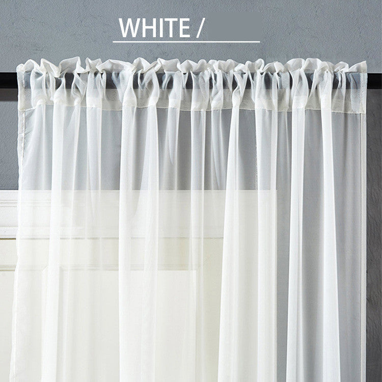 Modern Cotton Linen Window Screen