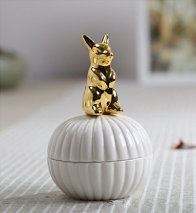 Animal Figurine Jewelry Box Home Decor Crafts