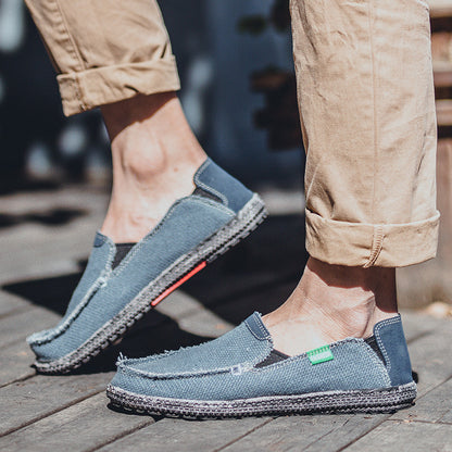 Retro Slip-On Old Beijing Cloth Casual Shoes for Men