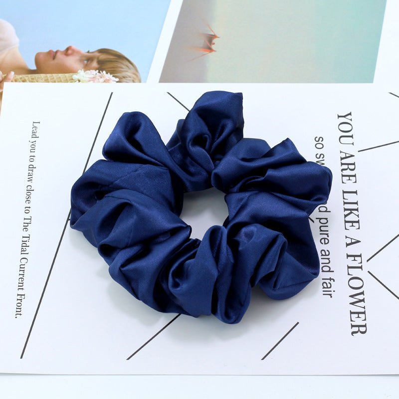 Bright Color Satin Large Intestine Circle Headdress