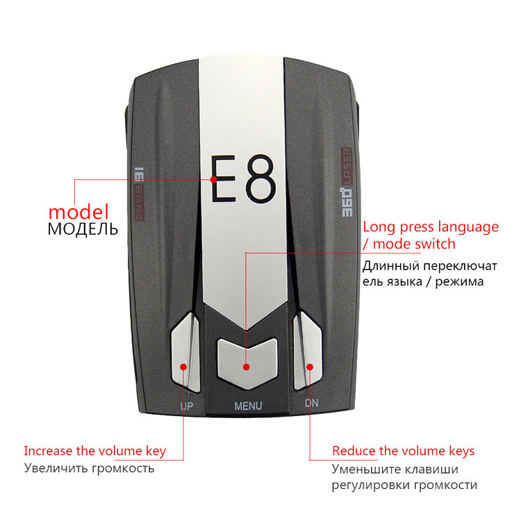 E8 Car Speed Detection Alert Device