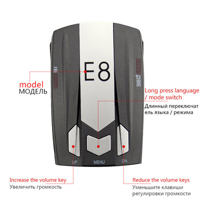 E8 Car Speed Detection Alert Device