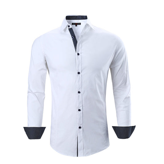 Men's Cotton Stretch Shirt Spring Autumn