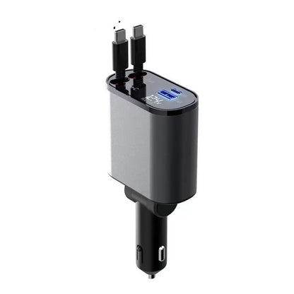 Metal Car Charger 100W USB Type C Adapter
