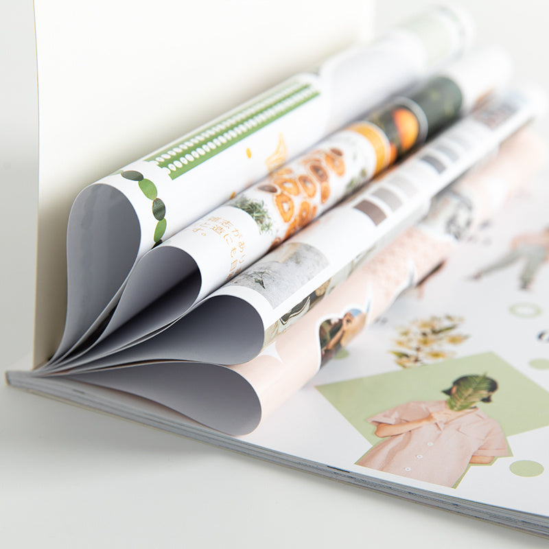 Magazine Hand Account Material Book Diary Sticker Diy Hand Account Tool Decoration Sticker