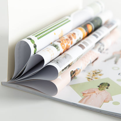 Magazine Hand Account Material Book Diary Sticker Diy Hand Account Tool Decoration Sticker