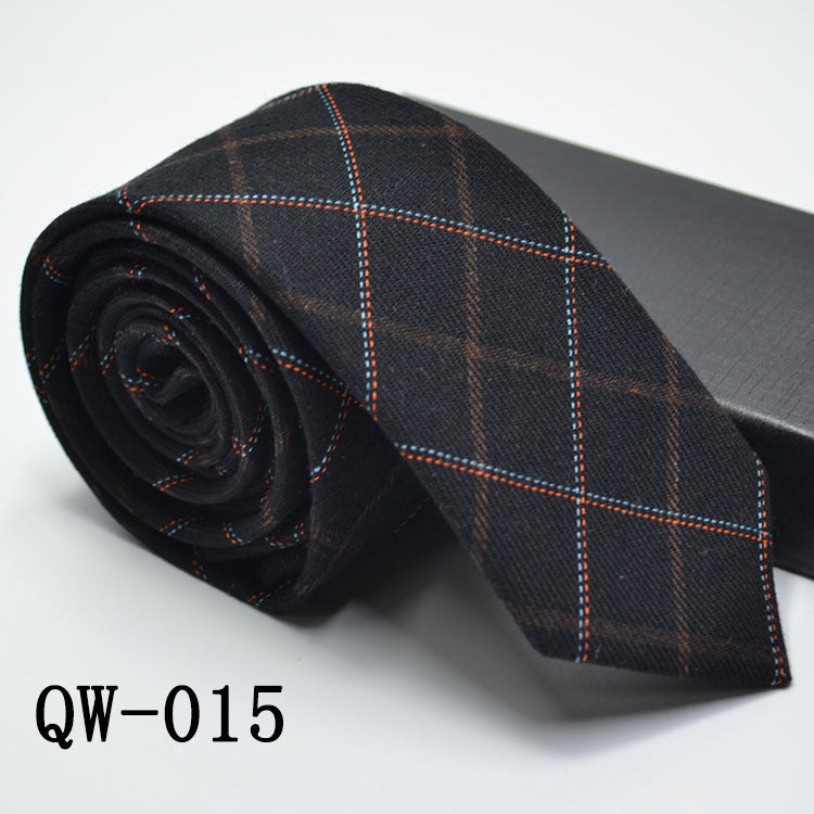Men's Super Narrow Wool-like Elegant Tie