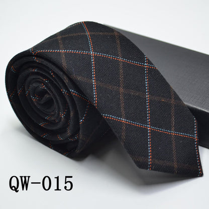 Men's Super Narrow Wool-like Elegant Tie