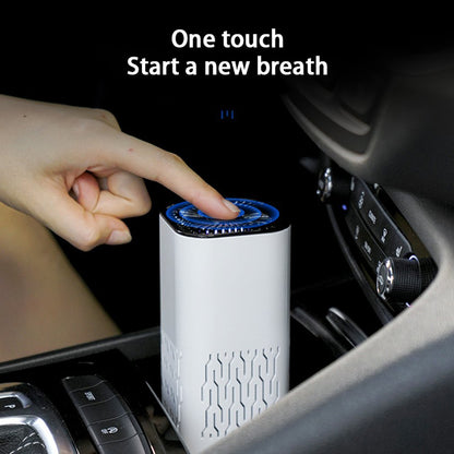 Portable Car Air Purifier Ionizer Smoke Dust Remover