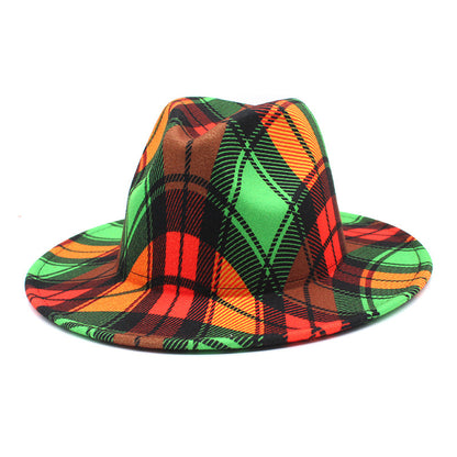 Men's Women's Double-sided Wool Fedora Hat