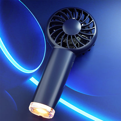 Mini Handheld Fan Portable Charging Lamp