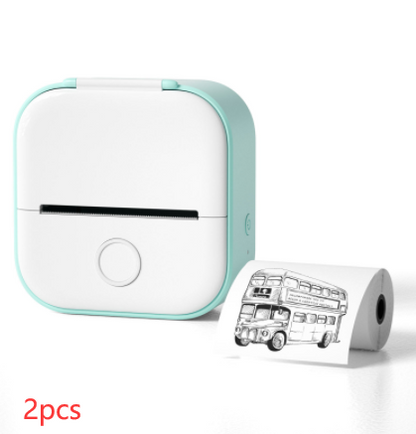 Mini Portable Thermal Label Printer - Ideal for Students and Price Tags