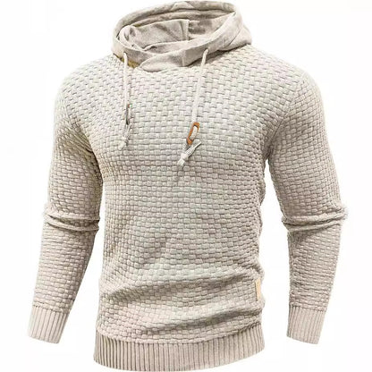 Men's Hooded Sweatshirt Long Sleeve Solid Color