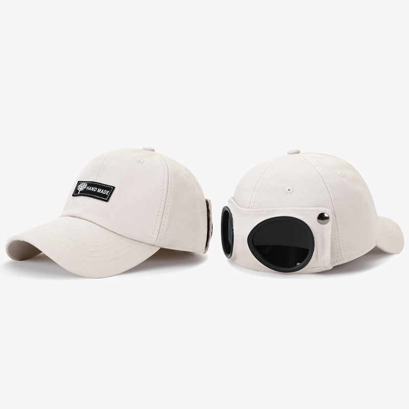 Men's Korean Style Trendy Sunglasses Pilot Hat