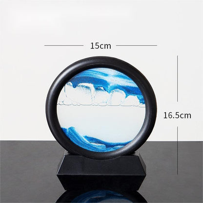 Quicksand Painting Hourglass Glass Decoration Crafts